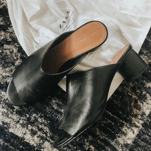 Zara Black Mule